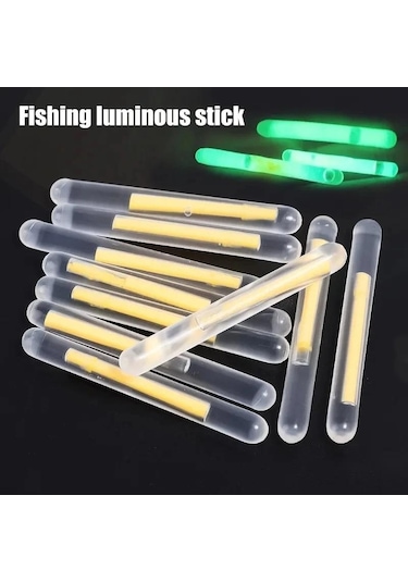 Valkyrie 50 Adet Kutulu Extra Aparatlı Fosfor Fitili - 39x4,5mm Xxl Boy - Glow Sticks - Yem İçi, Olta Ucu, Şamanda