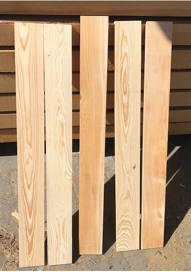 2X7 Cm Silinmiş Tahta 1.Sınıf 10 Adet