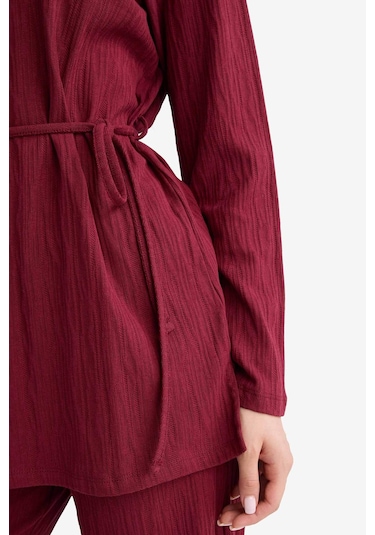 Defacto Regular Fit Bisiklet Yaka Bağlamalı Uzun Kollu Tunik F5369ax25aubr115 Bordo Defacto Regular Fit Bisiklet Yaka Bağlamalı Uzun Kollu Tunik F5369ax25aubr115 Bordo