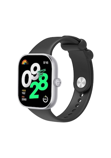 Zore Xiaomi Redmi Watch 4 Clo- Krd-109 Silikon Kordon-siyah