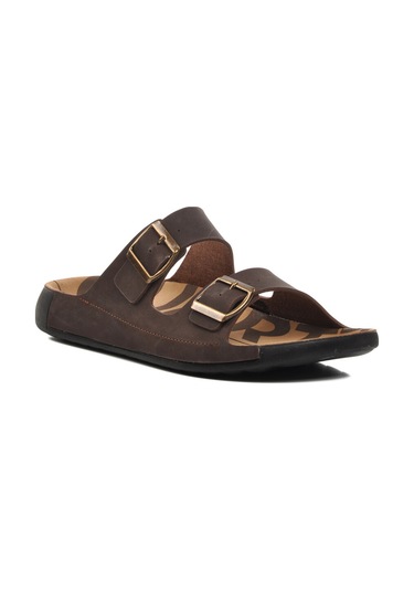 Kahve Erkek Terlik Ayakmod 66.001 M Kahve Kahverengi