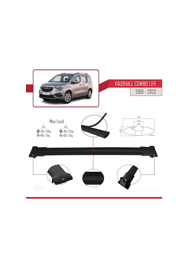 Vauxhall Combo E Life 2019-2022 Arası İle Uyumlu Fly Model Ara At