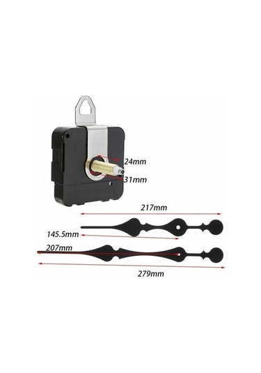 Pazly Genel Metal Saat Mekanizması, Duvar Saatleri İçin Uygun, 1.5v, 32.768khz Diğer