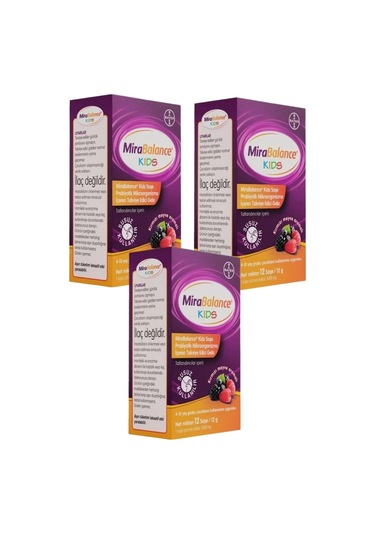 Mirabalance Kids 12 Saşe X 3 Adet