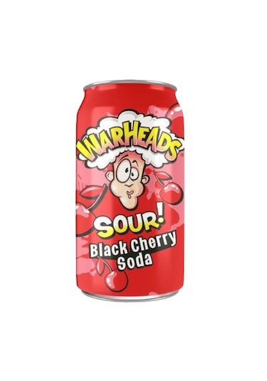 Warheads Sour Black Cherry Soda 330ml