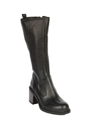 Mammamia D24kc-2035 - B Kadın Hakiki Deri Casual Çizme Siyah