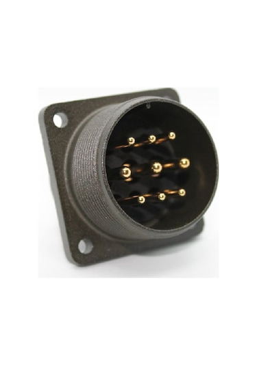 Maojwei Ms3102-24-11p ,düz/m33/9pin Erkek Konnektör