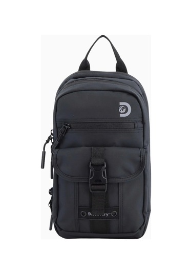 Discovery Shield Rfıd Korumalı Sürdürülebilir Sling Sırt Çantası Siyah 1