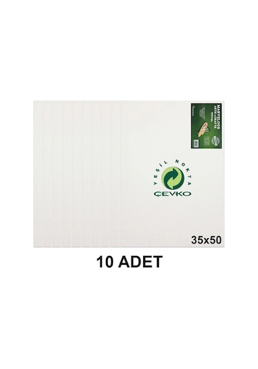 Premium 10'lu Sanatsal Zımbalı Tuval Seti 35x50 Cm