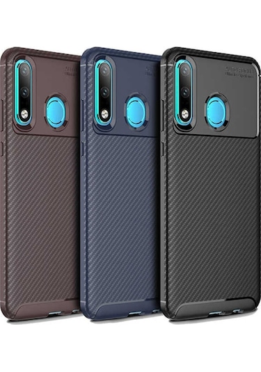 Huawei P30 Lite Kilif Karbon Silikon Case 389460418