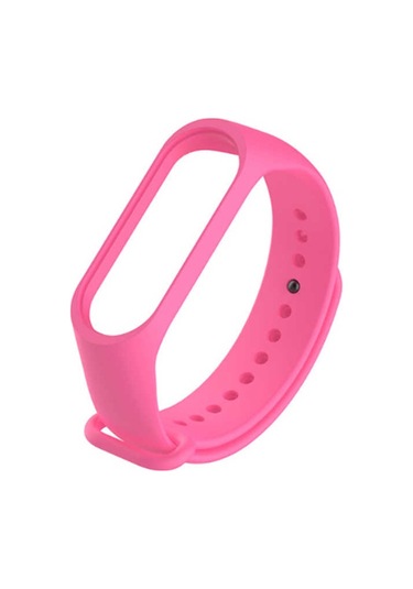 Mi Band 3 İle Uyumlu Silikon Kayış Pembe