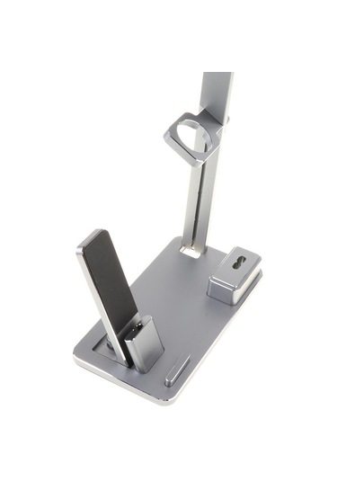 Homyl 6 In 1 Alüminyum Şarj Standı Watch 1/2/3 Için Gri Tarif Edildiği Gibi