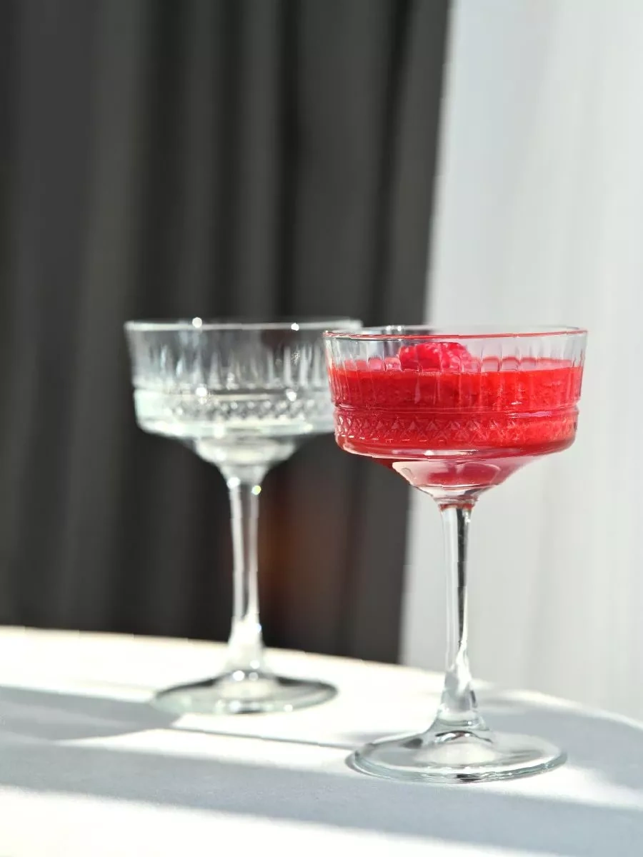 Pasabahce 2 Adet Şampanya Kadehi Geniş Krem Şişesi Seti 221467585