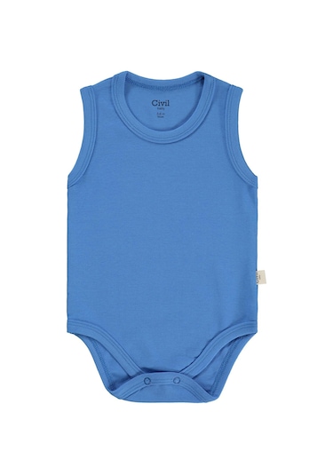 Civil Baby 3'lü Karışık Renk 3-36 Ay Çıtçıtlı Badi - Turuncu