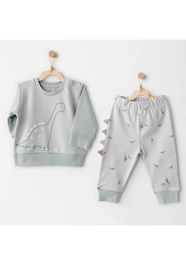 Andywawa Ac26005 Mummy S Snuggle Saurus 2 Li Bebek Takım Yeşil Yeşil