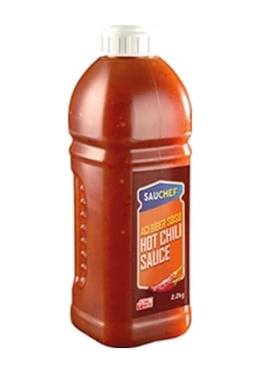 Sauchef Hot Chili Sos Pet 2200 G