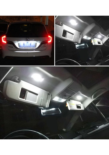 Led Ampul T10-12smd Canbus'lı Beyaz 2'li Set 12v