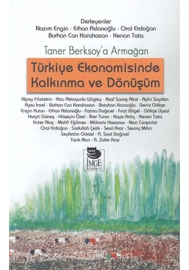 Türkiye Ekonomisinde Kalkınma ve Dönüşüm- İmge Kitabevi