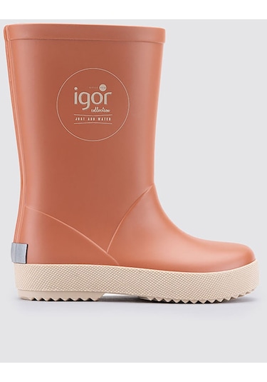 Igor Splash Dk Erkek Çocuk Su Geçirmez Yağmur Kar Çizmesi W10292 Taba - Bej Bej - Taba