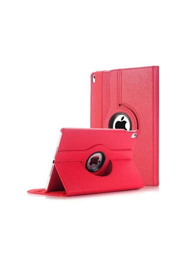 Kilifone - İpad Uyumlu İpad 9.7 2018 6.nesil - Kılıf 360 Dönebilen Stand Olabilen Koruyucu Tablet Kılıfı - Kırmızı