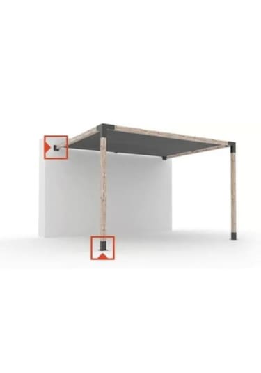 Pergola Yer Ve Duvar Bağlantı Ayağı- B1yapı