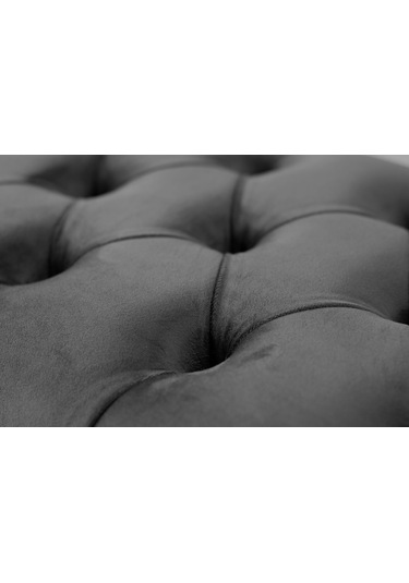 Vetra Sandıklı Bench Puf, Beyaz Antrasit