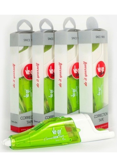 Vege Şerit Silici Correctıon Tape 5 MM x 6 M - 28 Adet