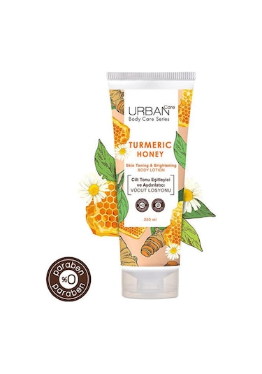 Urban Care Turmeric Honey Cilt Tonu Eşitleyici ve Aydınlatıcı Vücut Losyonu 250 ML