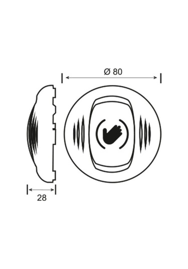 Lockway Lcw-tb7 No Touch El Sensörü