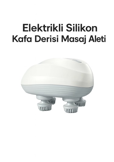Fg03 Kafa Masajı Elektrikli Silikon Kafa Derisi Masaj Aleti