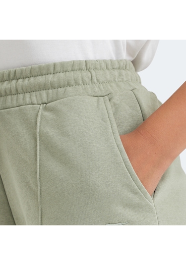 Slazenger VIXI Kadın Cepli Su Yeşili Şort