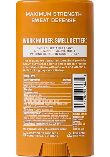 Duke Cannon Sawtooth Antiperspirant Stick Deodorant 85gr