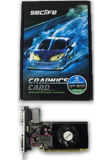 Seclife NVIDIA Geforce GT610 2 GB DDR3 64 Bit Ekran Kartı