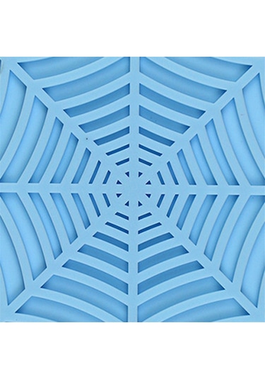 İçecekler İçin Silikon Örümcek Ağı Bardak Altlıkları, Pembe Pembe