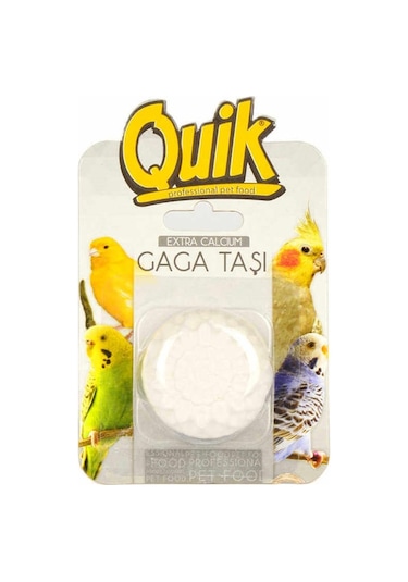 Quik Kuşlar için Ekstra Kalsiyumlu Gaga Taşı
