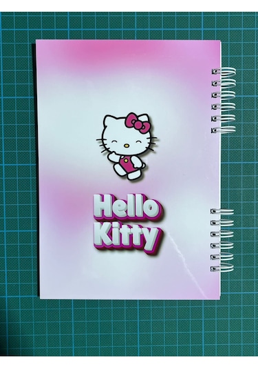Hello Kitty Efektli 50 Sayfa Defter Bonus Mat Stickerlı