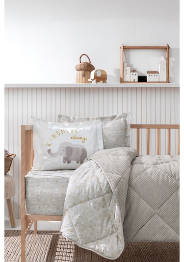 Yataş Mini Fante Bebek Triola Uyku Seti - Vizon