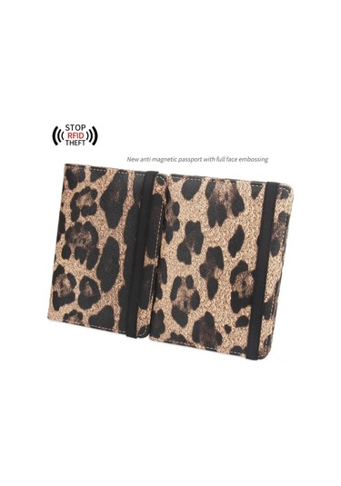 Springsun Leopar Desenli Pasaport Kılıfı - Rfıd Korumalı, Hafif Ve Şık Tasarım