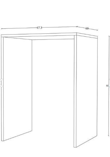 Çamaşır Makinesi Alt Dolabı Ispa Gri