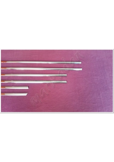 Woc Chrome Bmw X5 Krom Cam Çıtası 2006-2013 6 Parça Paslanmaz  Çel