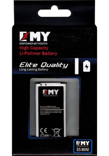 Samsung Galaxy S5 Mini G800 Uyumlu Emy Batarya