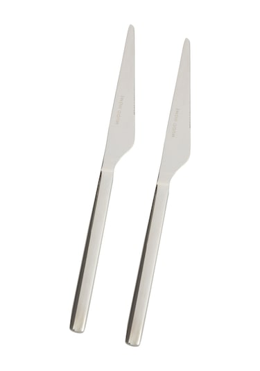 Mudo Home New Premıum Steel 2'li Yemek Bıçağı Gümüş