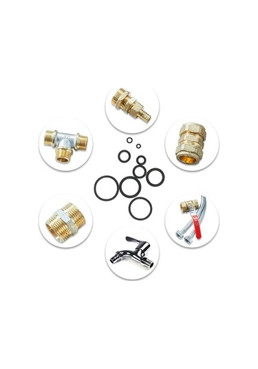 Pazly 200/225 Adet Nitril Kauçuk O-ring Conta Halkası Seti Yüksek B Nbr Sızdırmazlık Elastik Contalar