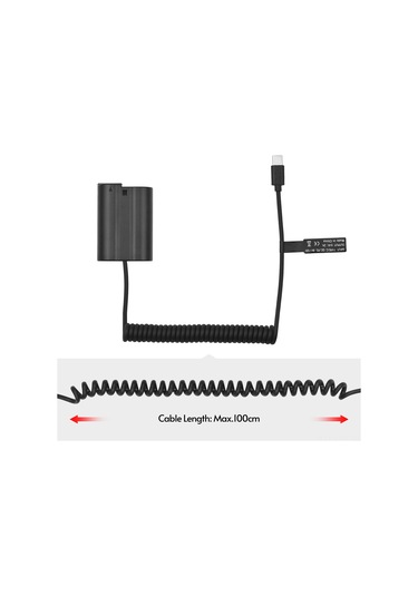 Geeksen Nikon Kamera İçin Usb Type-c Bağlantılı En-el15 Sahte Batarya, 8.4v 2a Çıkış, Qc/pd Desteği