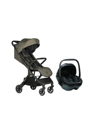 Mını By Easywalker Buggy Snap Travel Sistem Bebek Arabası Manchester Green - Merkürbebe Guardix Anne Kucağı Antrasit