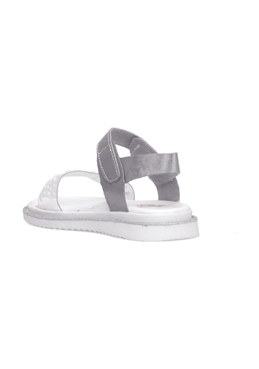 Elit Şa-p-036-25y Patik Kız Çocuk Düz Sandalet Gümüş Gümüş