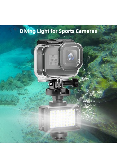 Springsun 40m Su Geçirmez 5w Led Işık, 2500k-9000k Renk Sıcaklığı, 95+ Crı, Usb-c Şarj, Dahili Pil, 120 Açılı Siyah