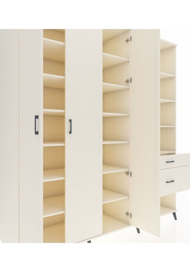 Kronos Dolap 16 Raflı 2 Çekmeceli 3 Kapaklı 220x59x243 Aytaşı-aytaşı/aytaşı Aytası/aytası