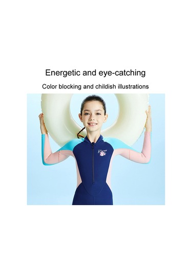 Dalış Ve Yelken Çocuk Açık Uzun Kollu Tek Parça Şnorkel Hamile Elbisesi Çocuklar Güneş Koruyucu Hızlı Kuru Plaj Mayo Mor