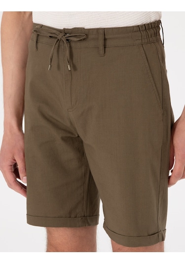Pierre Cardin Erkek Haki Şort / Bermuda 50308148-vr027 Haki